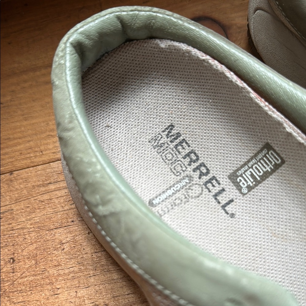 Merrell Green Mary Jane casual Shoes with Floral Strap - Picture 7 of 10